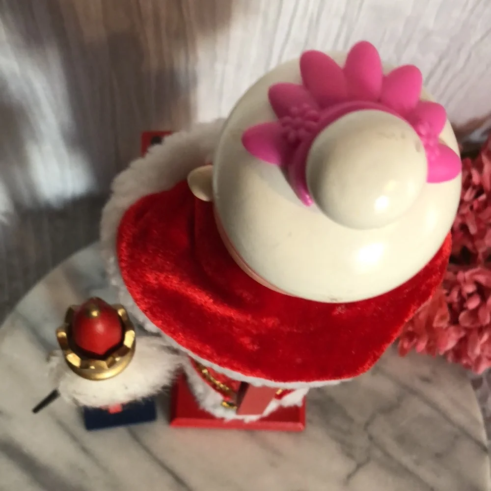 Christmas Nutcrackers wooden Mrs Santa Claus with cookies & smaller sold… - Picture 10 of 12